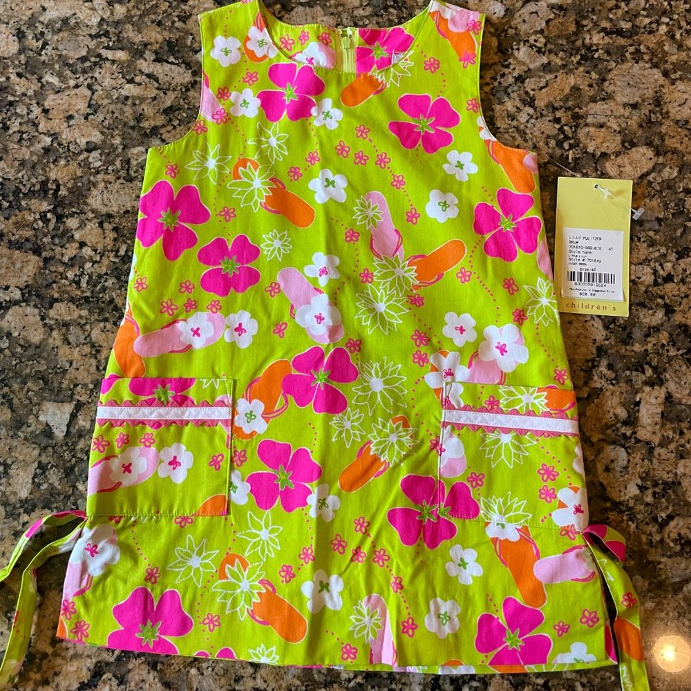 Lilly Pulitzer Green Dress (4T)